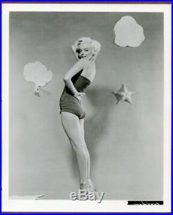 Marilyn Monroe In Swimsuit & Heels Original 1952 Vintage Photograph Photo J47