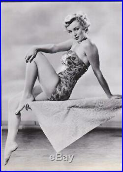 Marilyn Monroe Superb Vintage Original 1950 Rko Photograph Sexy Pose Swimsuit