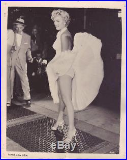 Marilyn Monroe The Seven Year Itch Original Vintage Famous Outdoor Photo. 1955