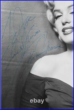 Marilyn Monroe To Joe Love & Kisses Authentic Signed 11x14 B&W Photo PSA #V07962