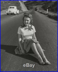 Marilyn Monroe Young Rare 1945 Vintage Dblwt Photograph By Andre De Dienes