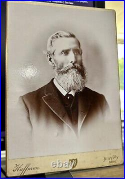 Montana Pioneer & Gold Rush Prospector Granville Stuart Rare Signed Photo 1800s