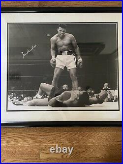 Muhammad Ali Black And White Photo Signed WithCOA
