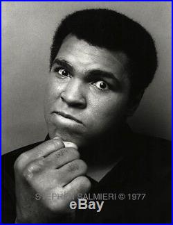 Muhammad Ali Portrait Photo / 8x10 B&w Vintage Gelatin Silver Print / Signed