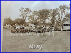 NH 1938 Barrington & Madbury Celebration Parade Antique Panoramic B&W Photo 31x8