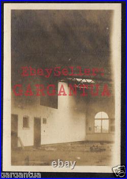 NIKOLA TESLA POWER PLANT EMPTY RUINS! 1919 VINTAGE PHOTO LOT on 2 ALBUM PAGES