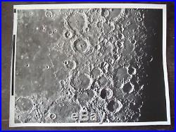 Nasa Apollo Rare Real Vintage B&w Photo F13 11x14 Consolidated Lunar Atlas