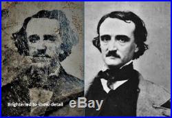 Newly Discovered Vintage Antique Tintype Photo & Image of Poet Edgar Allan Poe