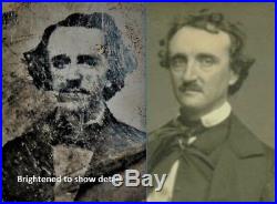 Newly Discovered Vintage Antique Tintype Photo & Image of Poet Edgar Allan Poe