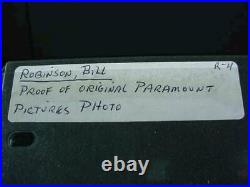 NobleSpirit 3970 Rare Bill Robinson Proof of Original Paramount Pictures Photo