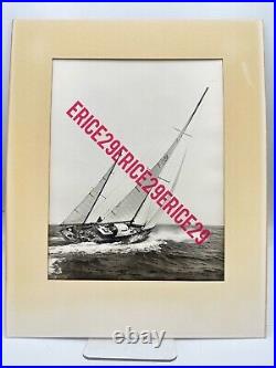 Norman Fortier with Studio Stamps Marine Sailboat Photographer Sailing Yachting