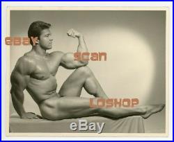 Nude Bodybuilder Muscle Man Physique Western Photography Guild Vintage Photo Gay
