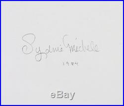 Nude Female Photo / 8x10 B&w Dkrm Print / Signed Sydnie Michele 1983