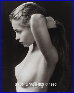 Nude Female Photo /8x10 B&w Vintage Darkroom Print /signed Sydnie Michele 1995