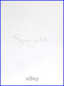 Nude Female Photo /8x10 B&w Vintage Darkroom Print /signed Sydnie Michele 1995