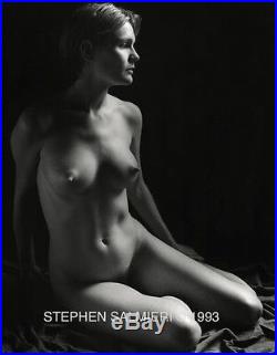Nude Female Photo / B&w Vintage Dkrm Print / Signed Salmieri 1993