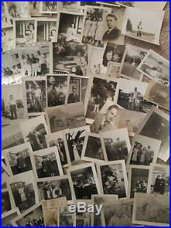 ORIGINAL VINTAGE PHOTOS & NEGATIVES LOT 8+ LBS Military Men Women Girls 40s WW2