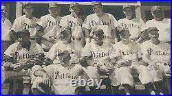 Official Phillies Baseball Individuals & Action B&W Press Photo Pack 1950s COA