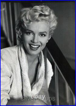 Orig 1955 MARILYN MONROE Candid THE SEVEN YEAR ITCH Portrait by BOB HENRIQUES