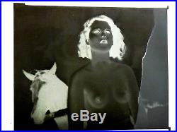 Original 1933 Vintage Negative Photograph of Hedy Lamarr ecstasy first nude Film