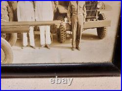 Original Framed 11- 15- 1941 Fort Bragg Nc Picture Capt Lj Kraus 35.5 X 8.5