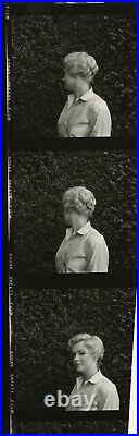 Original Marilyn Monroe (3) contact sheet strips- 9-portraits by Milton Greene