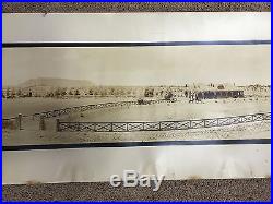 Original Panoramic Vintage Black & White Photo Of Colorado Mile High Photo Co#10