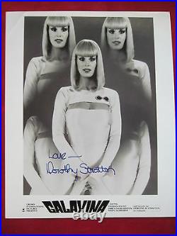 Original Signed Photograph Of Dorothy Stratten In Galaxina Science Fiction Film