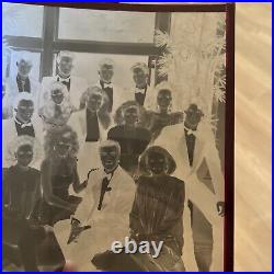 Original Vintage Bold & Beautiful, B&W Family photo with Negative 8x10