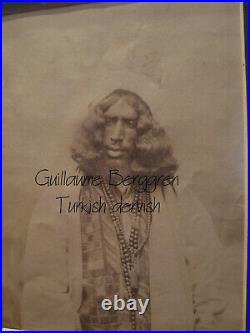 Original vintage photo, Turkish Dervish, Guillaume Berggren (1835-1920) 1875ca