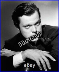 Orson Welles Dramatic Portrait With Pipe Celebrity REPRINT RP #7866