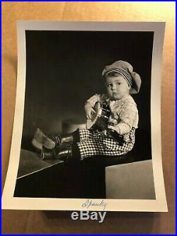 Our Gang Very Rare Vintage Original 30s 8/10 Photo Very Young Spanky Banjo