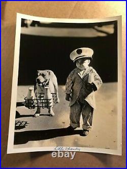Our Gang Very Rare Vintage Original 30s 8/10 Photo Very Young Spanky & Pete Dog