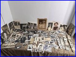 Over 2 Lbs Mixed Vintage Lot Black & White Photograph Snapshots Photos Military