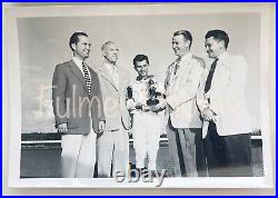 PRESS PHOTO PACK Horse Racing Vintage OOAK Photos & Negatives 1953 Jockey Award