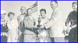 PRESS PHOTO PACK Horse Racing Vintage OOAK Photos & Negatives 1953 Jockey Award