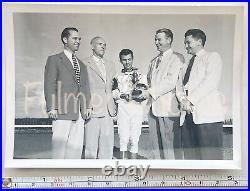 PRESS PHOTO PACK Horse Racing Vintage OOAK Photos & Negatives 1953 Jockey Award