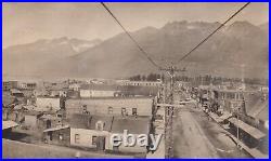 Panoramic Original Photo by Cameron VALDEZ ALASKA c 1910