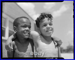 Photo vintage Gordon Parks Frederick Douglass housing project Children 1942