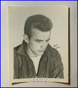 Photograph Print James Dean With Facsimile Autograph