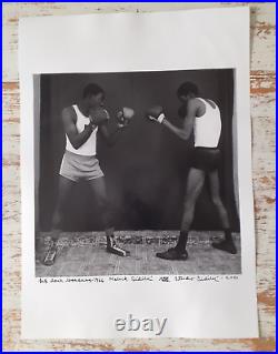 Photography Malick Sidibe B&W Signed photo Les deux Boxeurs 1966