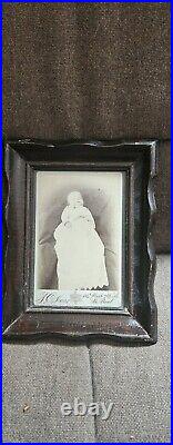 Post Mortem cabinet card Photo of A Child, in A Frame