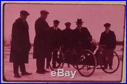 Q195 Rare Vtg HENRY FORD ON HIS QUADRICYCLE Orig Photo Negative George DeAngelis