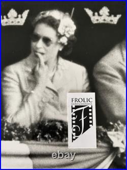 QUEEN ELIZABETH II 1961 Original Vintage Photo By George Varjas (Stamp) RARE++