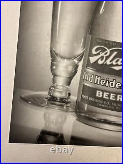 RARE 1940S Photographer A GEORGE MILLER Original BLATZ OLD HEIDELBERG BEER Photo