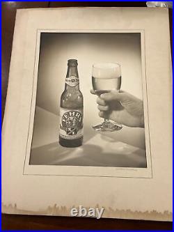 RARE 1940s Chicago Photographer A. GEORGE MILLER Original FEHR'S BEER Photo