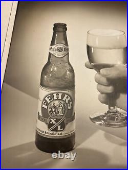 RARE 1940s Chicago Photographer A. GEORGE MILLER Original FEHR'S BEER Photo