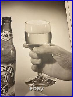 RARE 1940s Chicago Photographer A. GEORGE MILLER Original FEHR'S BEER Photo