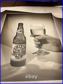 RARE 1940s Chicago Photographer A. GEORGE MILLER Original FEHR'S BEER Photo