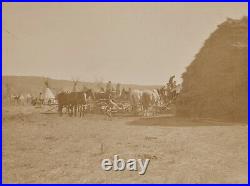 RARE 4 Orig Photos W R Cross Crow Agency Indians 1870s Black Hills Montana